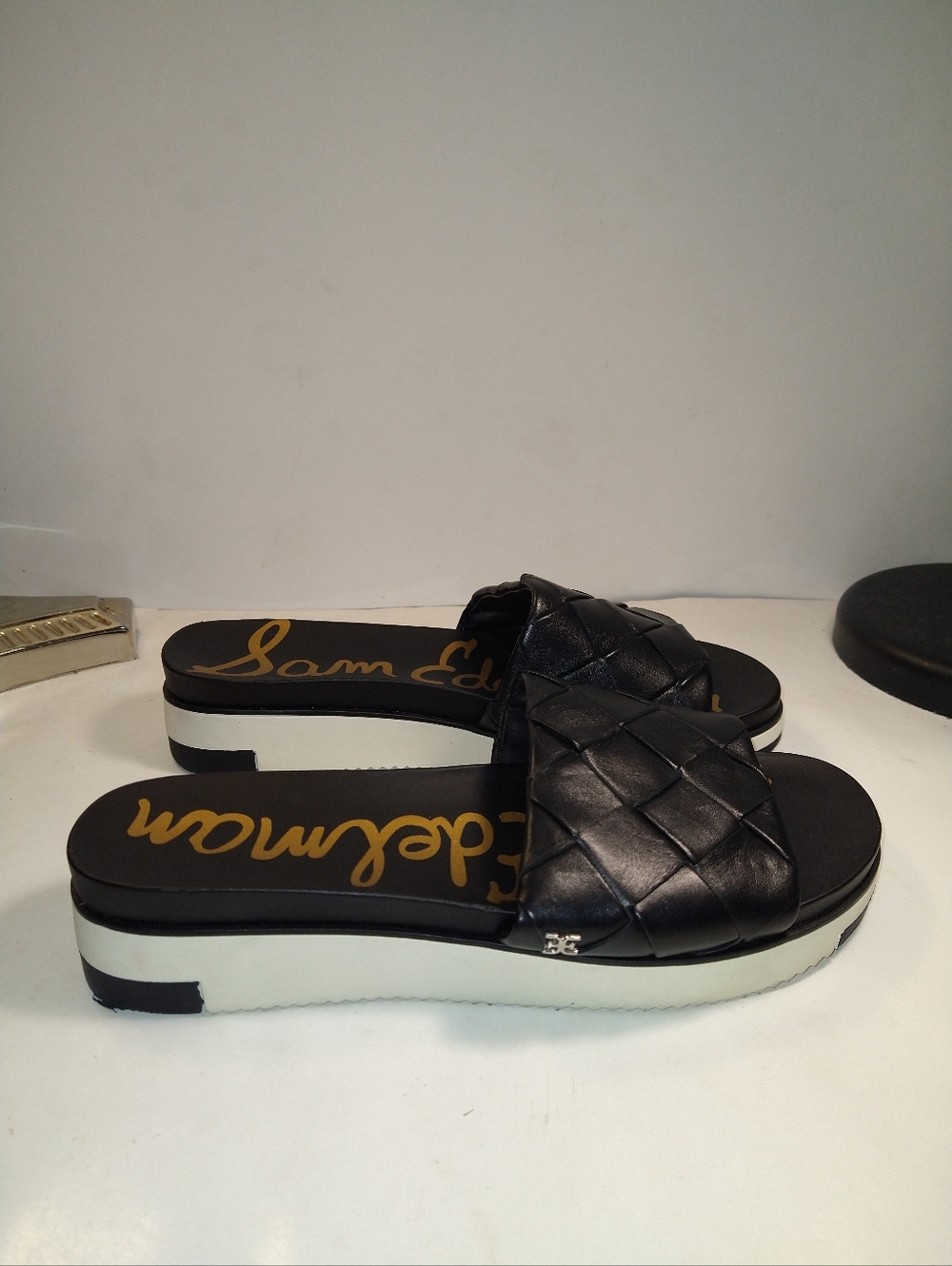 Sam Edelman Adaley Woven Slide Sandals Women's sz 8.5.